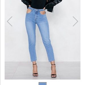 Sale - Momokrom sexy cut-out jeans